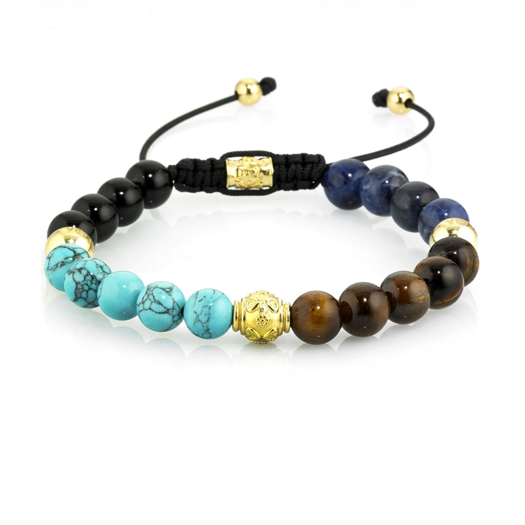 GERBA Bracciale Lab 102 con Occhio di Tigre Blu in Bronzo Dorato – Corcione Gioielli GERBA Bracciale Lab 102 con Occhio di Tigre Blu in Bronzo Dorato – Corcione Gioielli